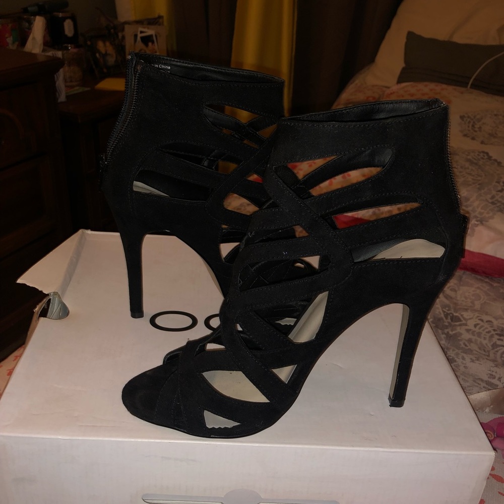 Black Aldo High Heel Sandals
